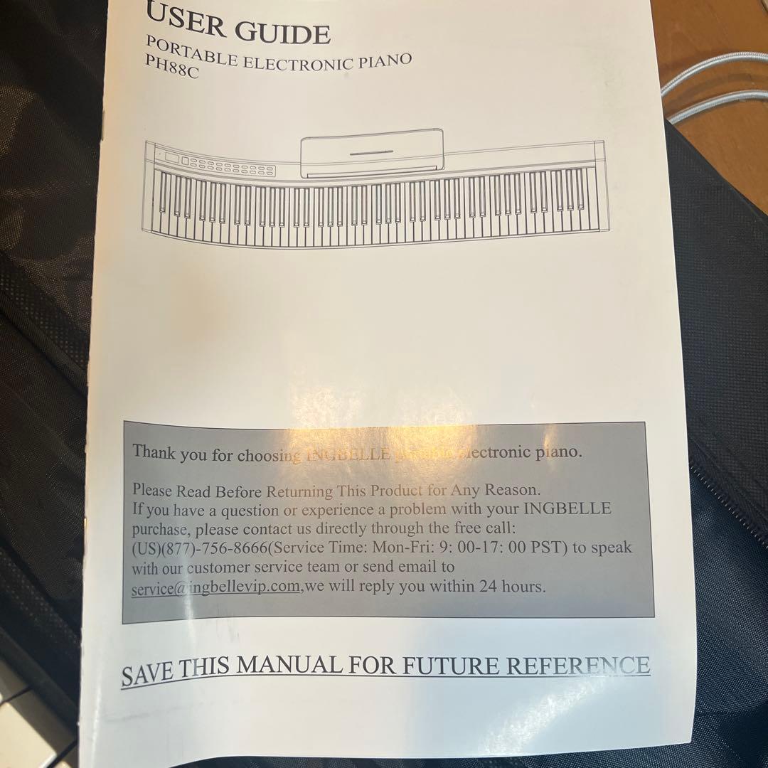 INGBELLE PH88C ポータブル電子ピアノ