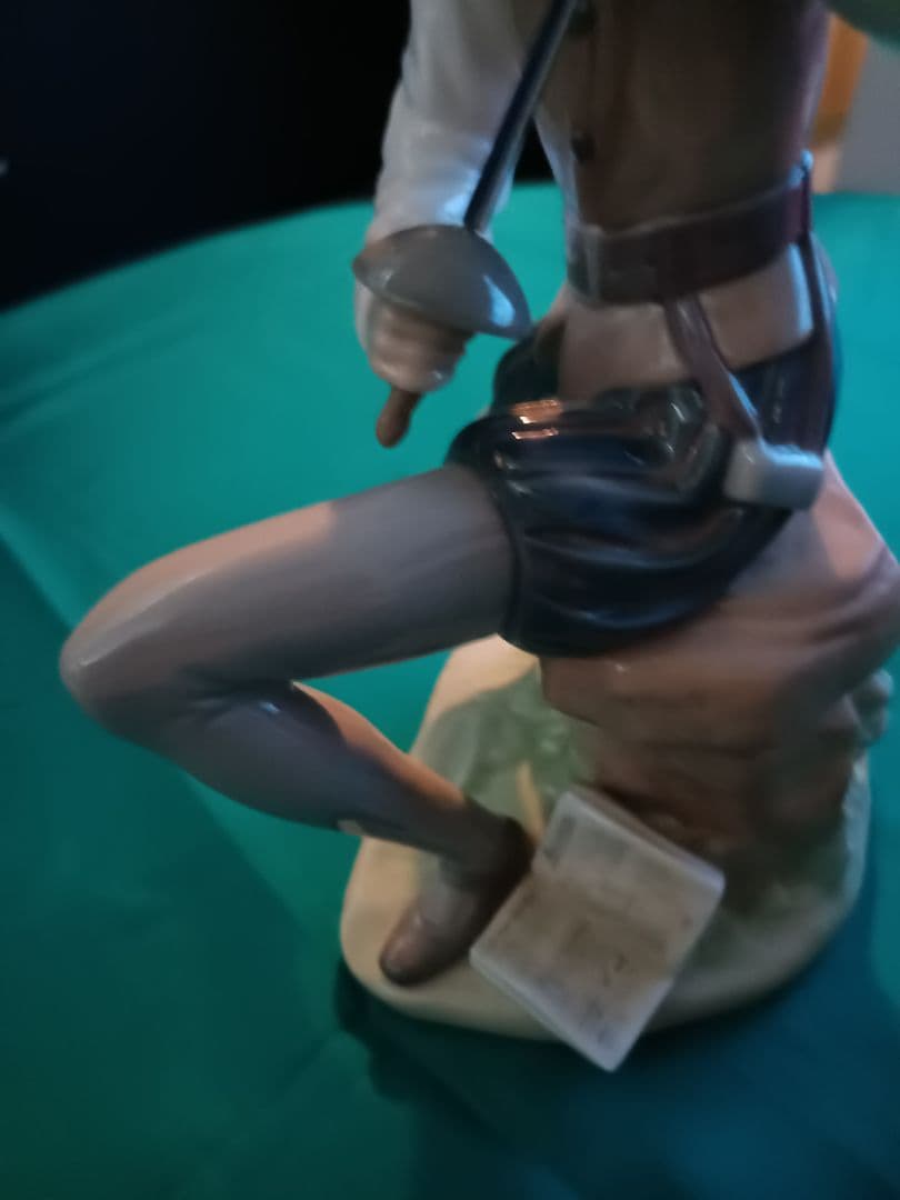 リヤドロ　LLADRO　ドン・キホーテ　スペイン　磁器　ロゴ入りスタンドセット