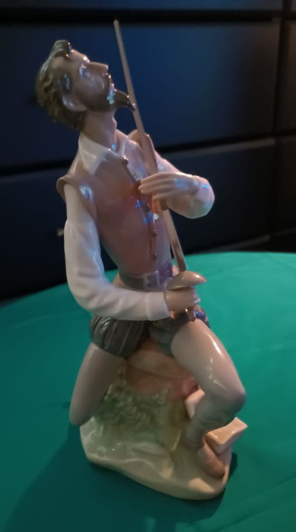 リヤドロ　LLADRO　ドン・キホーテ　スペイン　磁器　ロゴ入りスタンドセット