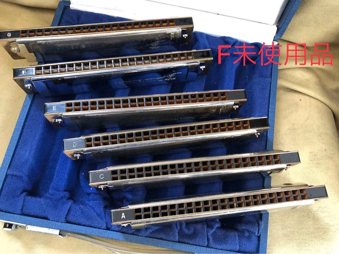 TOMBO ハーモニカA.C.D.E. F.G調 プレミアム 21穴 tones