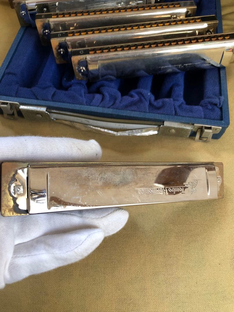 TOMBO ハーモニカA.C.D.E. F.G調 プレミアム 21穴 tones