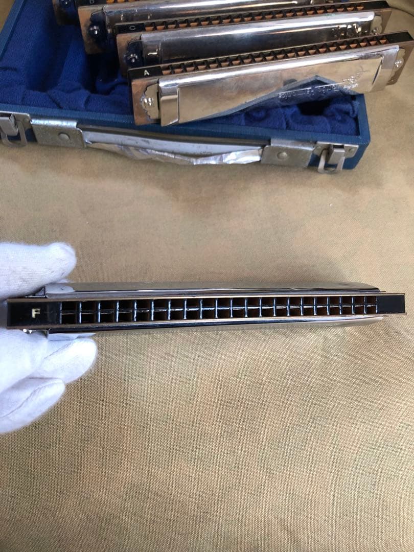 TOMBO ハーモニカA.C.D.E. F.G調 プレミアム 21穴 tones