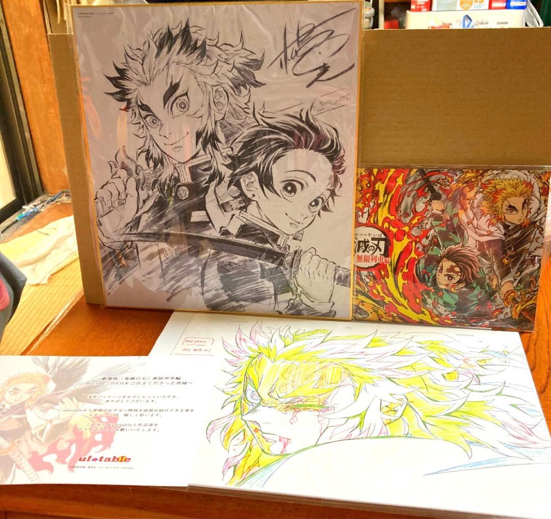 鬼滅の刃カフェ　煉獄杏寿郎メイングッズセット　鬼滅カフェ