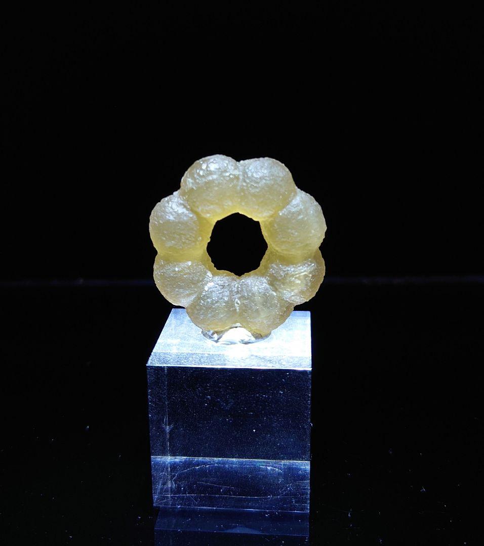 【美形】 フローライト リング ポンデリング インド産 原石 鉱石 標本 ③