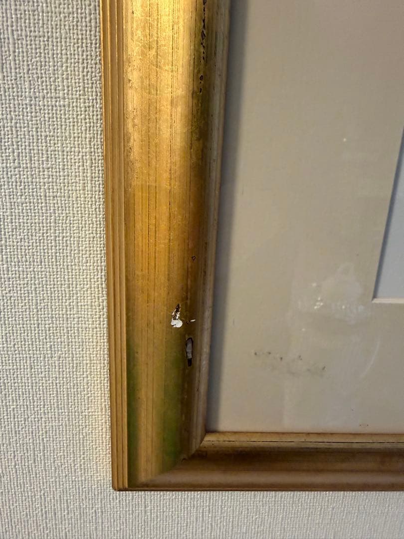 Leslie Sayour サイン入り 花の静物 版画 限定XLVII/C 額装