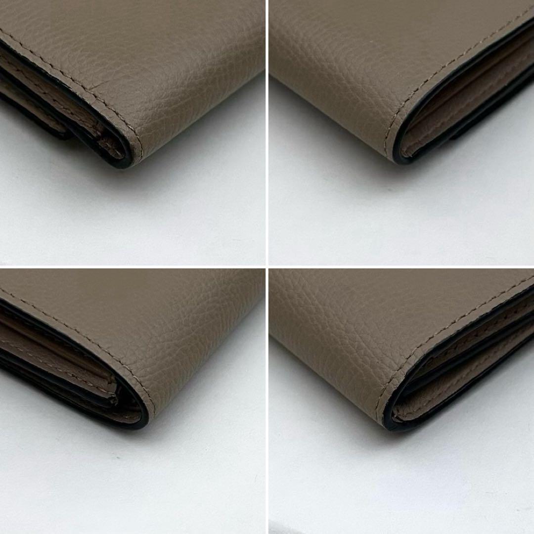 ［美品］LOEWE アナグラム バーティカル ウォレット スモール 財布