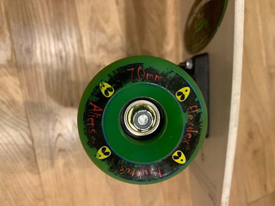 flexdex スケートボード コンプリート ホワイト/グリーン