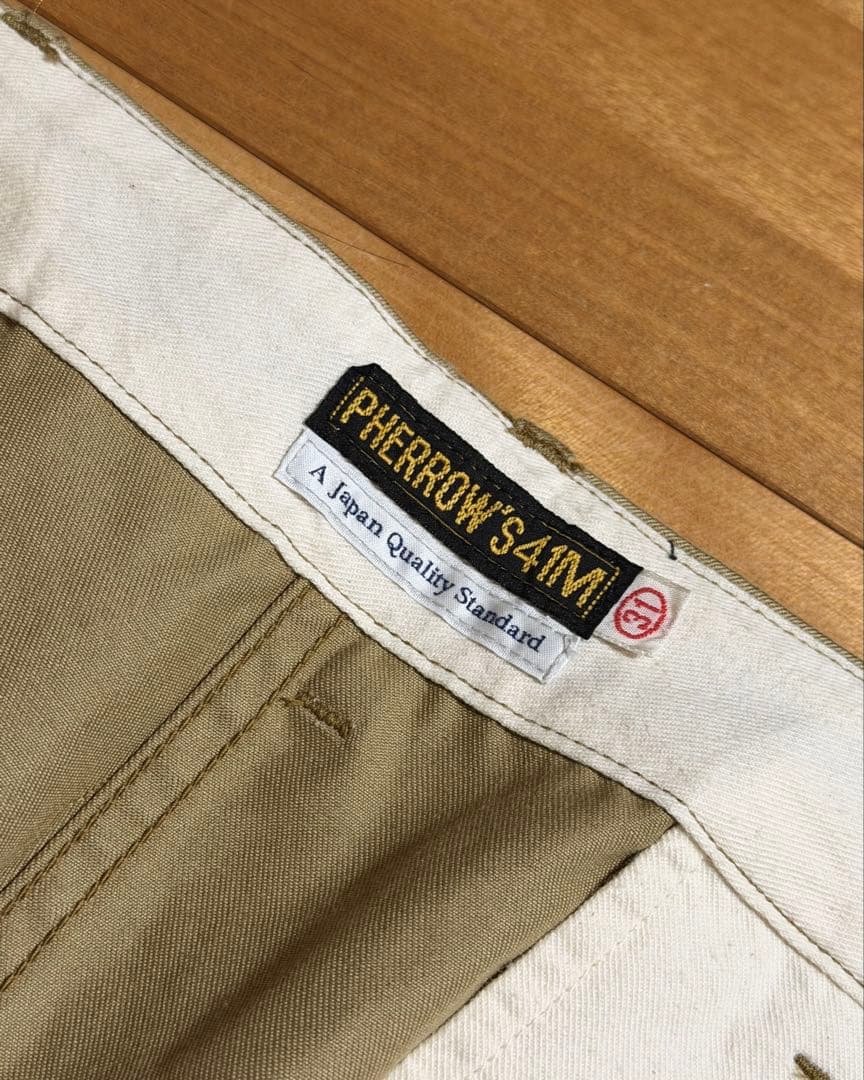 PHERROW'S フェローズ チノパン P41M M-41 W31