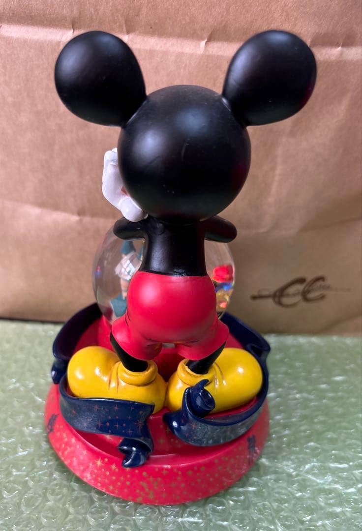 オルゴール ミッキー ディズニーランドパリ ミッキーマウスマーチ スノードーム