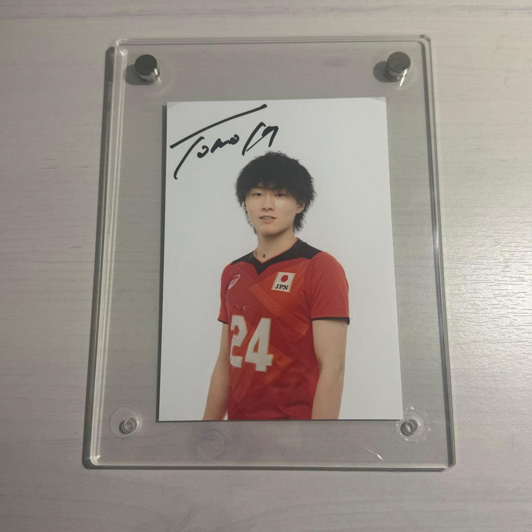 【非売品】【貴重】 男子バレーボール 小川智大 直筆サイン入り 写真