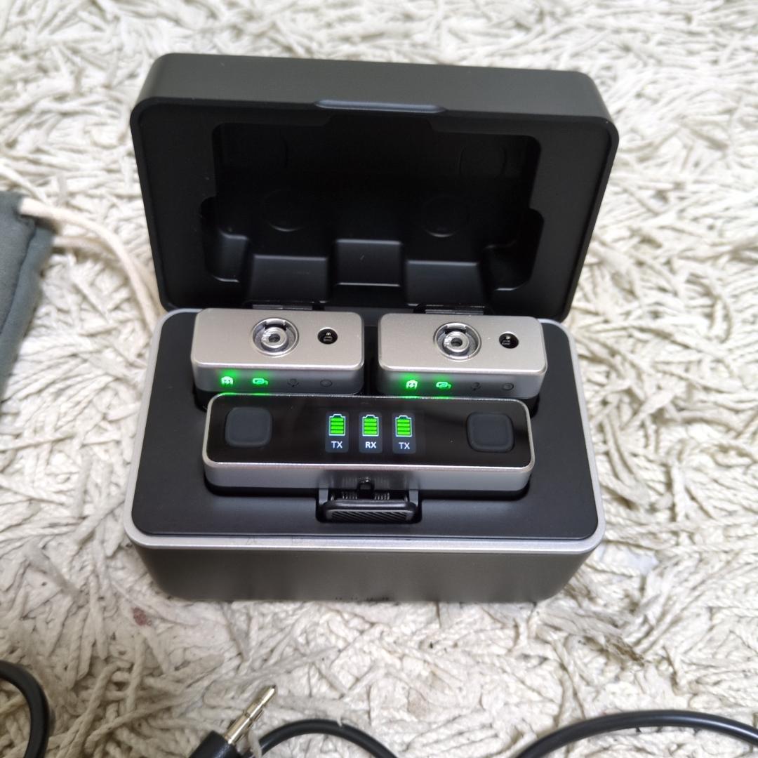 カメラ用マイク Ulanzi U-Mic AM18ワイヤレス・ラベリアマイク