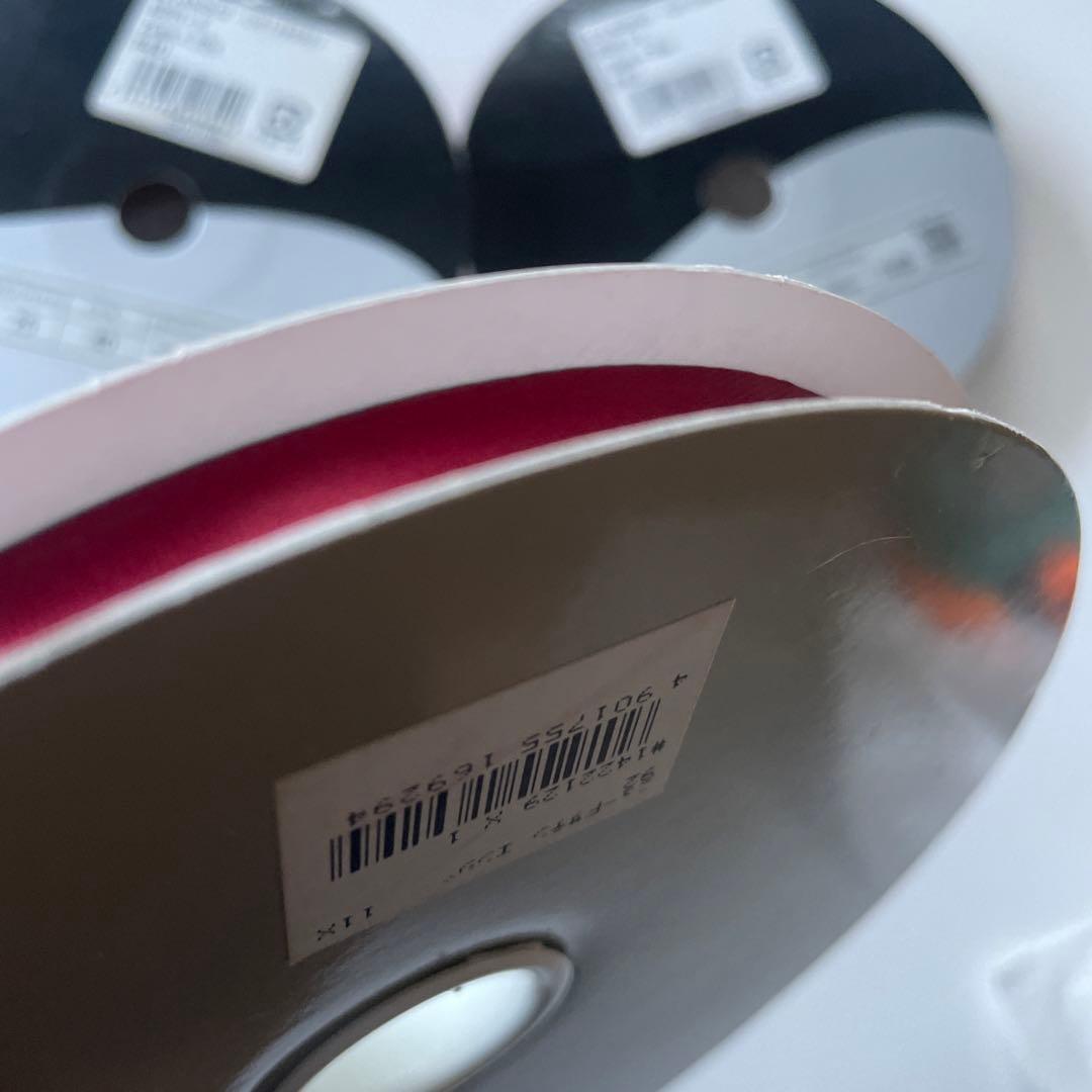 【3万円相当！】高級　サテンリボン　レッド　ボルドー　新品含む 7巻セット