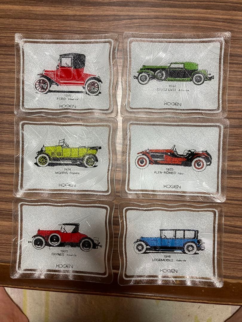 KOGEN クラシックカー プレート 6枚セット ノベルティ