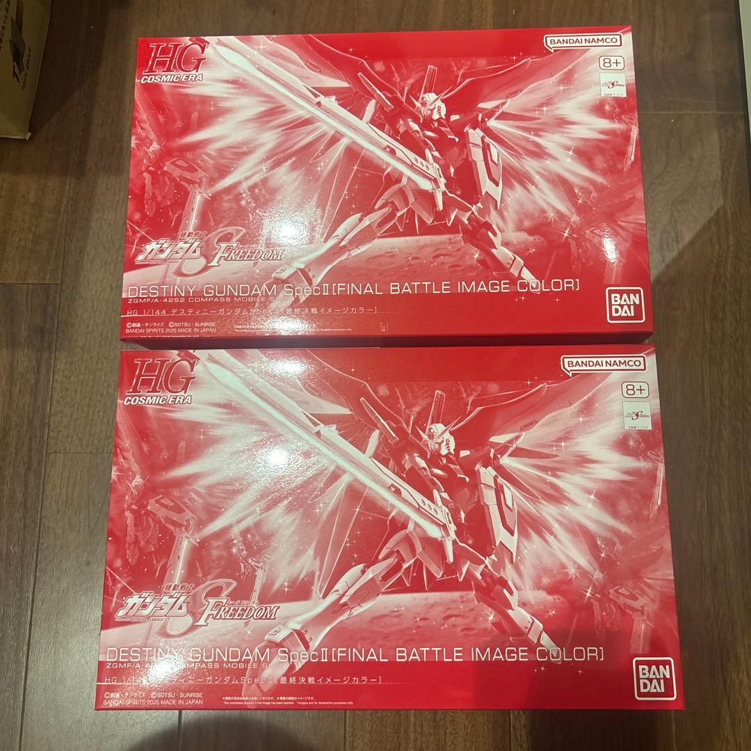 HG DESTINY GUNDAM specⅡ 最終決戦2個セット