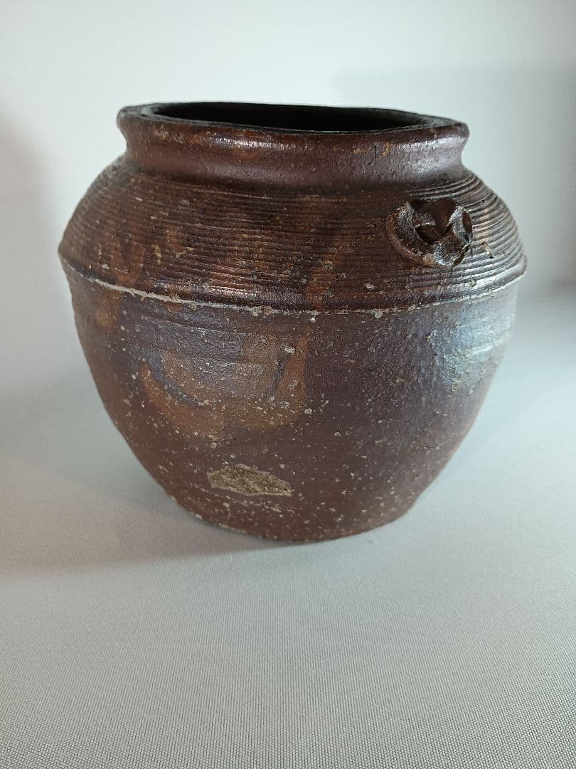 江戸初期 丹波水指小壺