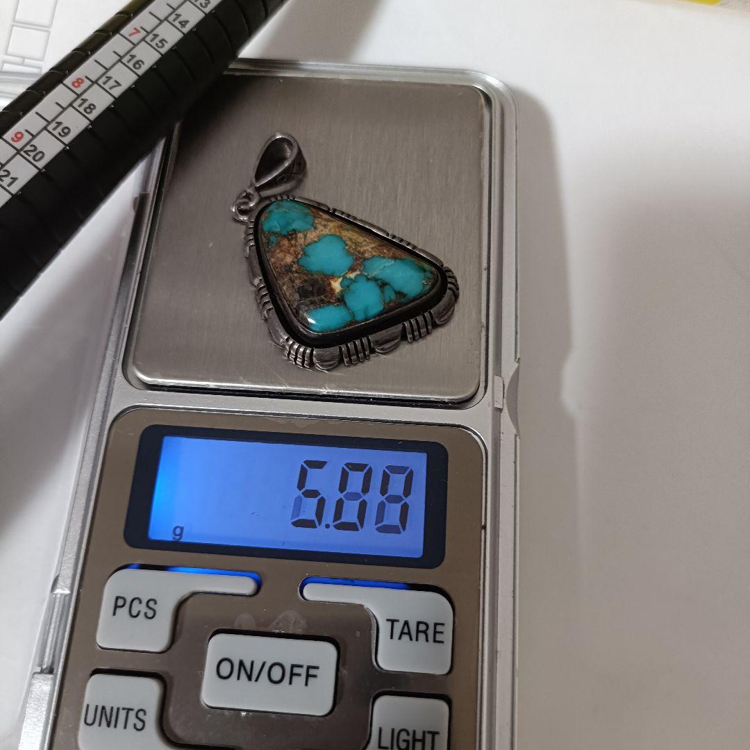 NAVAJO ナバホ RCC シルバー ターコイズ ネックレス ペンダント