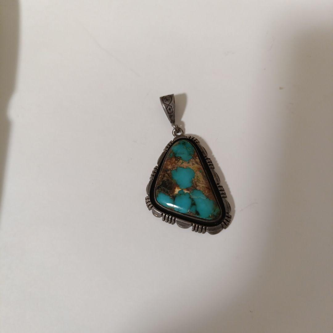 NAVAJO ナバホ RCC シルバー ターコイズ ネックレス ペンダント