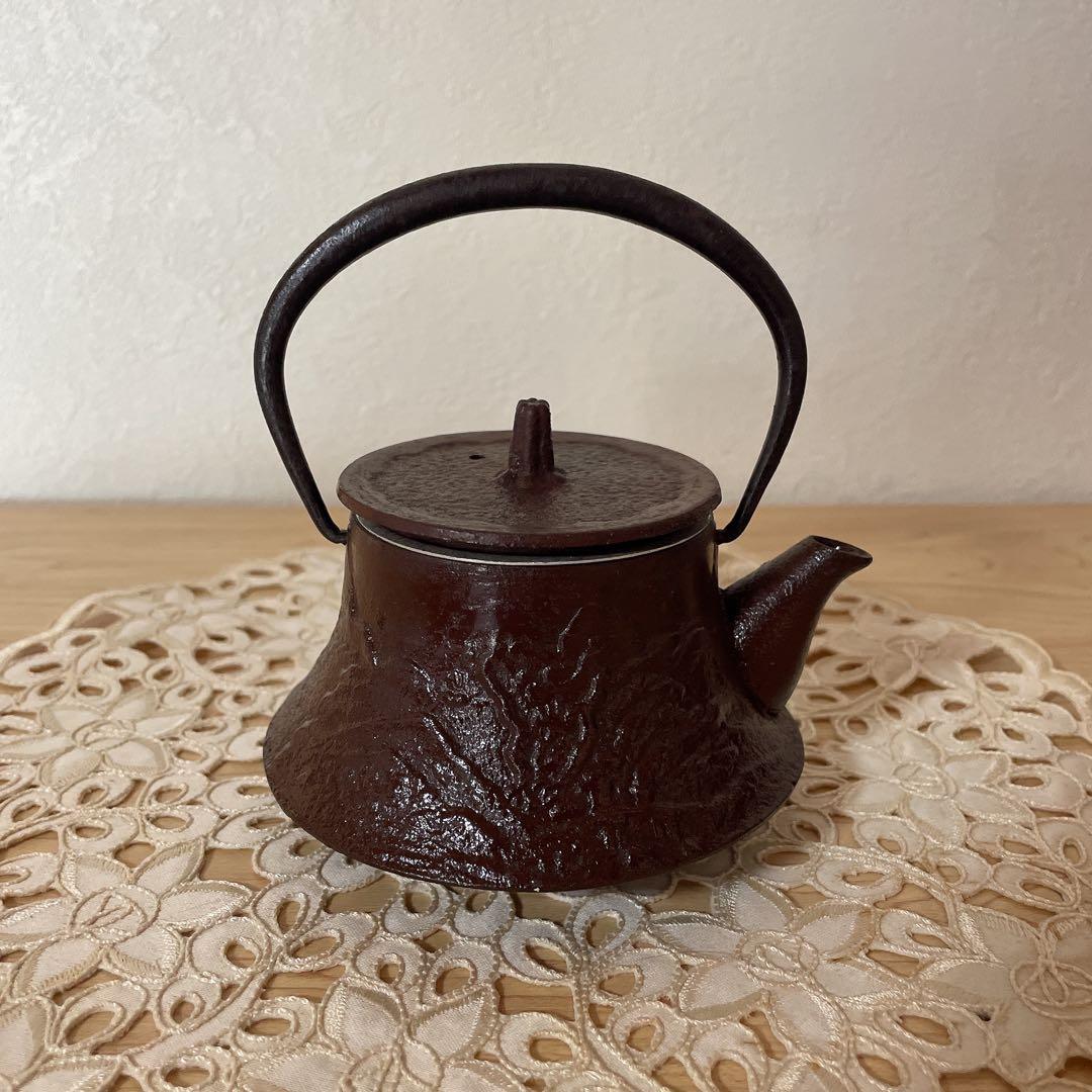 鉄瓶　南部鉄器　富士型　アンティーク　骨董