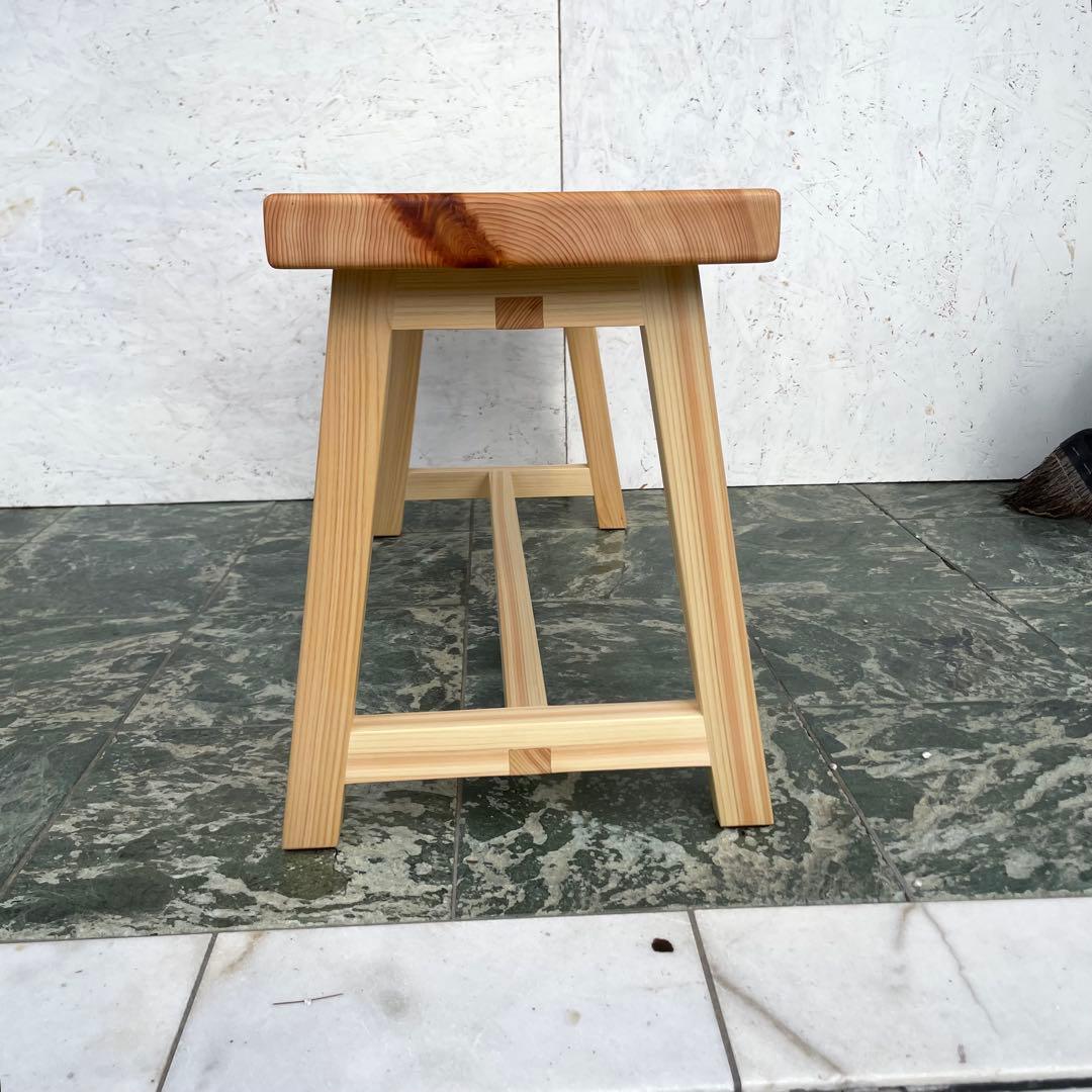 国産ひのき　ダイニングベンチ　木製ベンチ　ベンチ　スツール