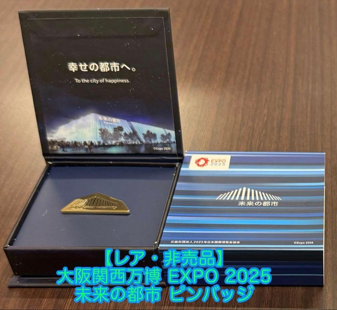 ⭕️激レア⭕️大阪関西万博 EXPO 2025 未来の都市 ピンバッジ ボックス付き