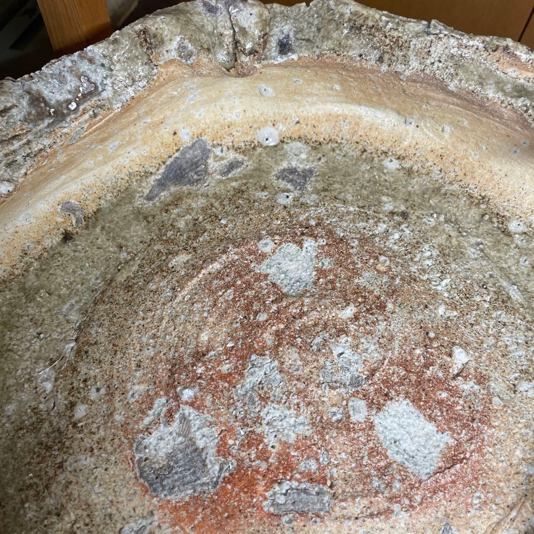 寺垣外窯　杉本貞光　信楽水盤　大鉢　箱なし