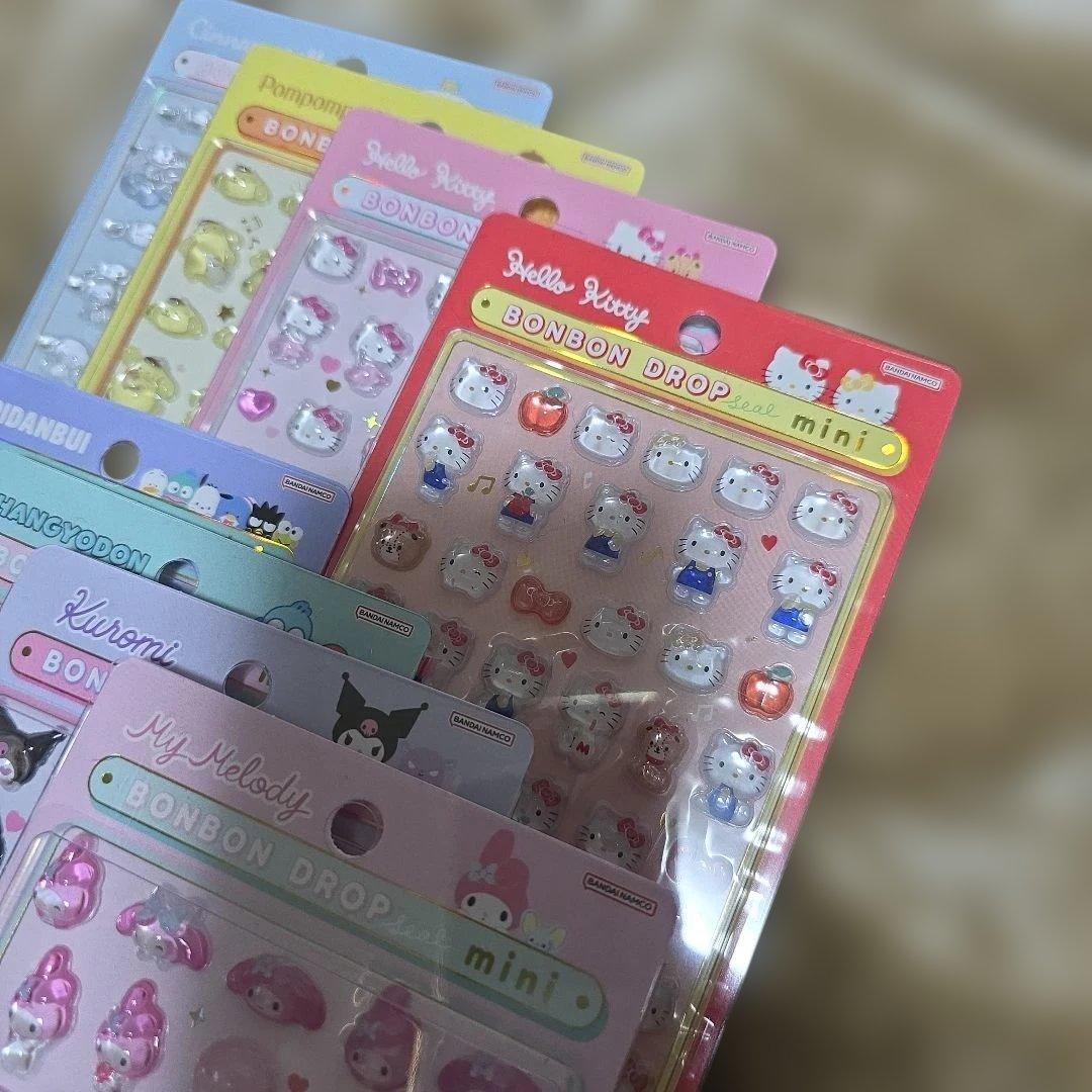 ボンボンドロップシール サンリオ 8種類 正規品 ①