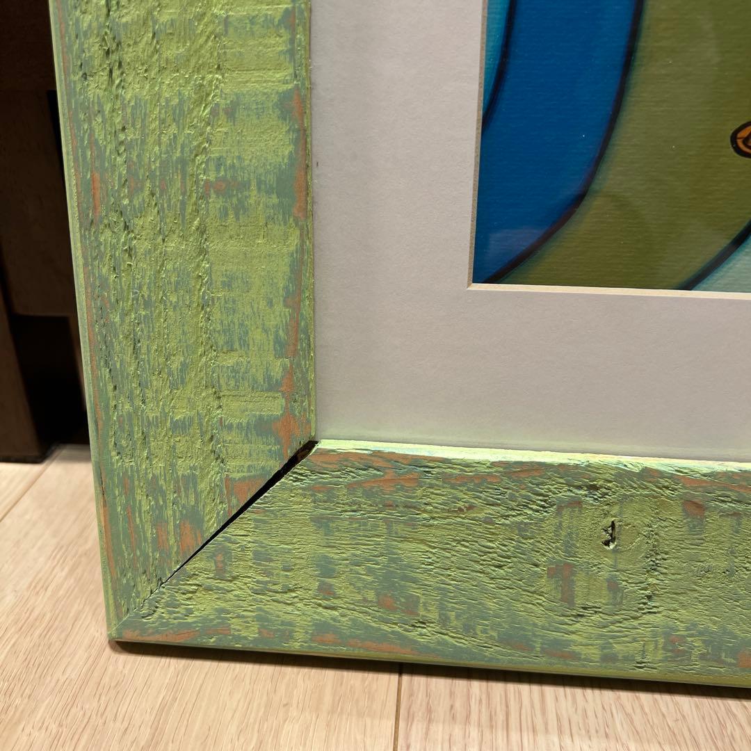 ヘザーブラウン Heather Brown ビーチアート フレーム・額縁付き