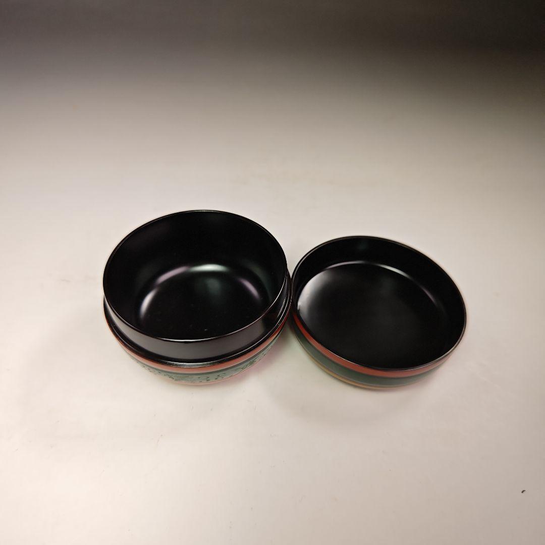 イ453 棗『筑城筑良造』『独楽塗　平棗　共箱』茶道具　漆塗