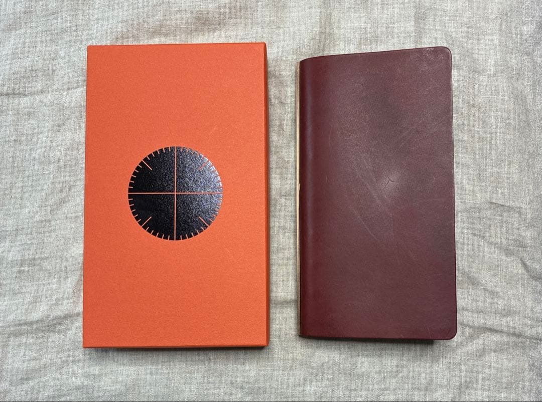 PLOTTER プロッター リスシオ ワイン ナローサイズ レザーバインダー