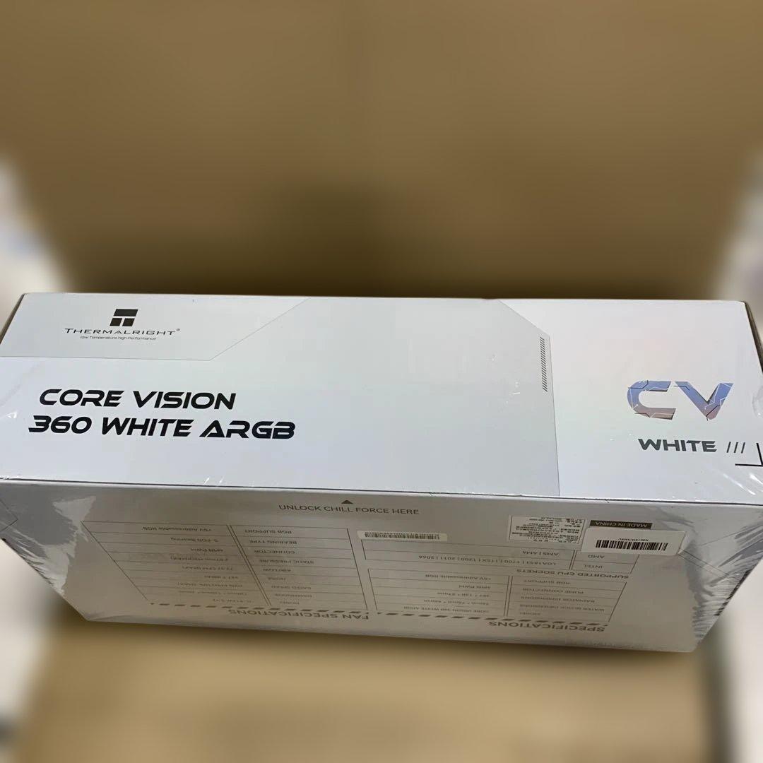 新品Thermalright CORE Vision 360 ホワイト ARGB