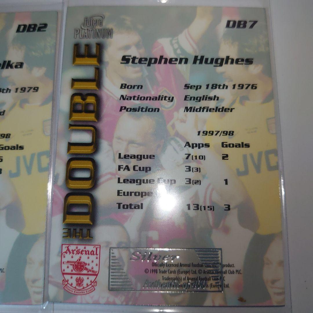 5枚セット Arsenal  futera PLATINUM サッカーカード