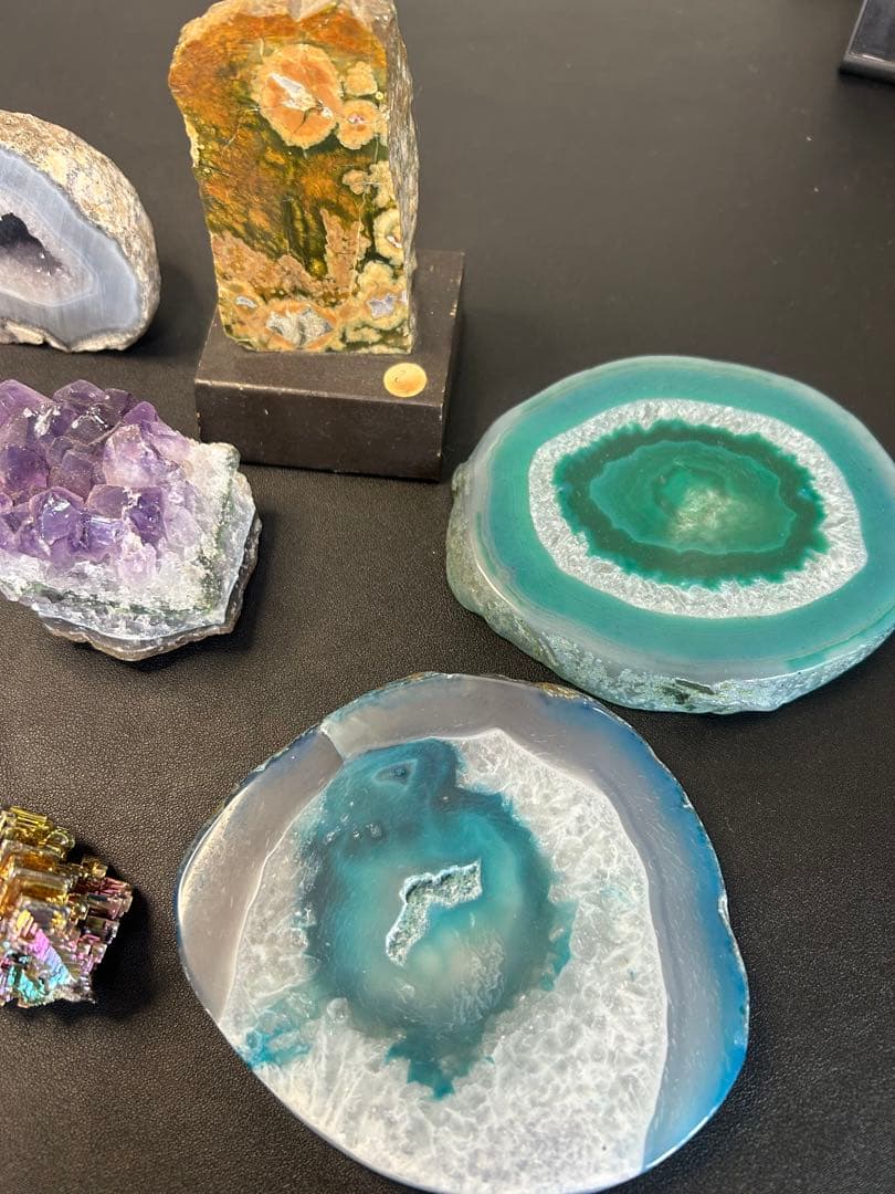 旧家蔵出し鉱物や宝石8点セット　縁起物、風水、お守り、骨董品、収蔵品、掘り出し物