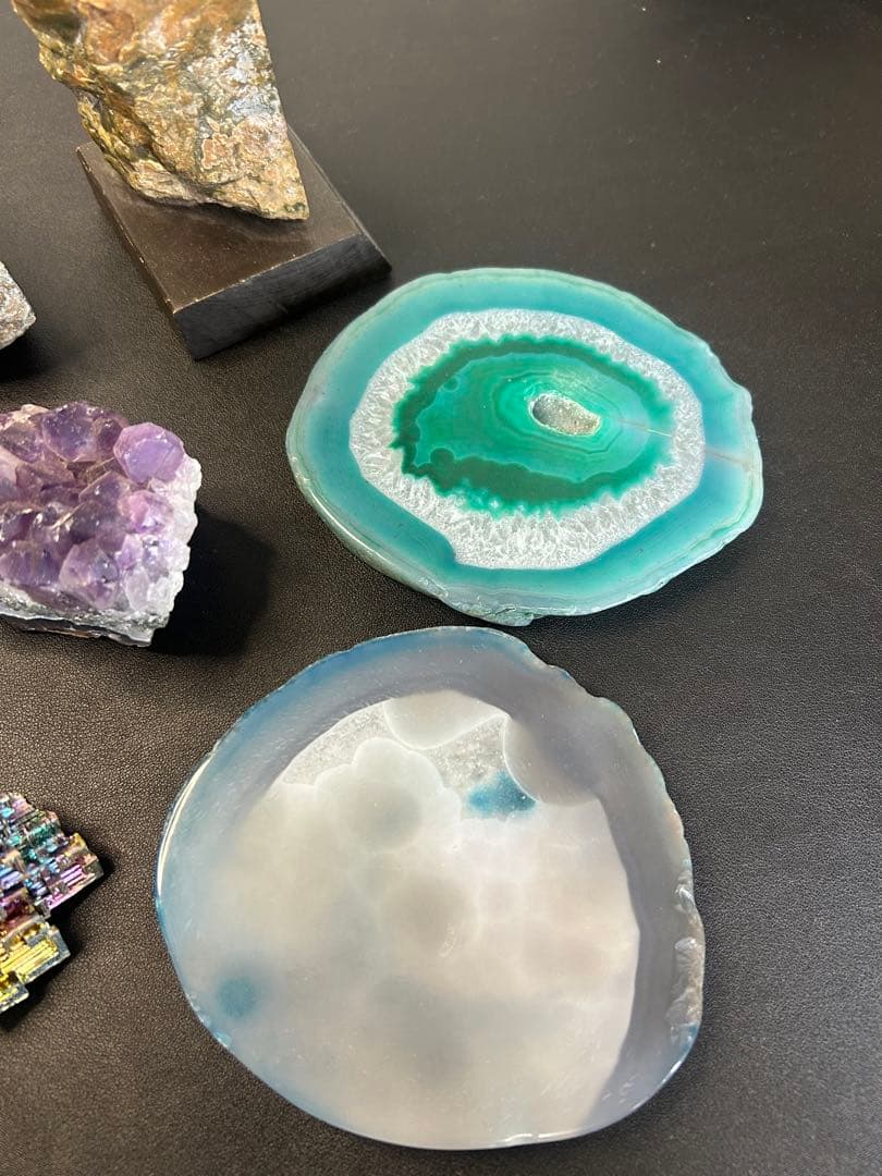 旧家蔵出し鉱物や宝石8点セット　縁起物、風水、お守り、骨董品、収蔵品、掘り出し物