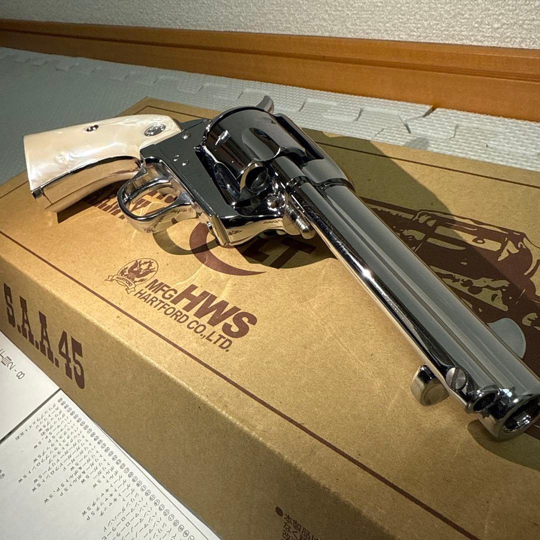 組立済未発火 ハートフォード SAA.45 シビリアン オールシルバー組立キット