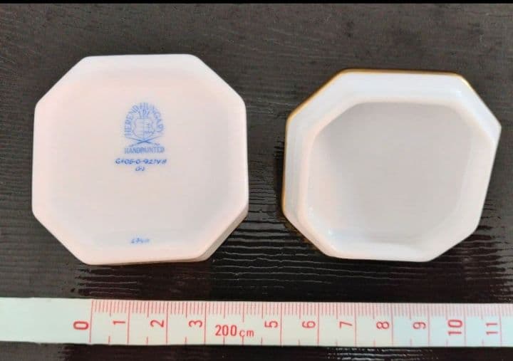 ヘレンド 干支 猪 亥 ウリボウ 瓜坊 ボンボ二エール 小物入れ 1点 八角