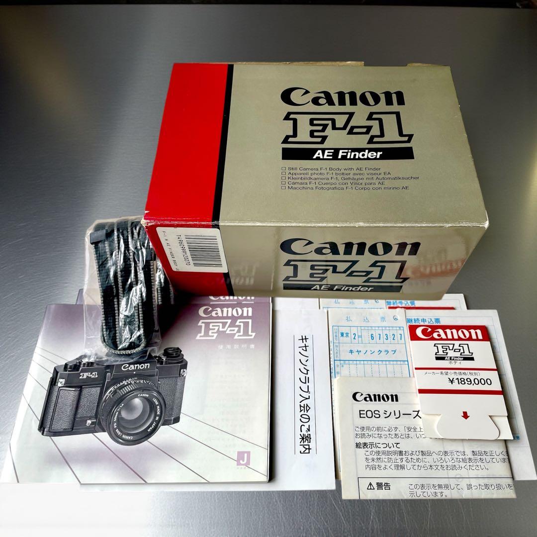 【元箱付＆未使用&整備済】キャノンNEW F-1 AEファインダー