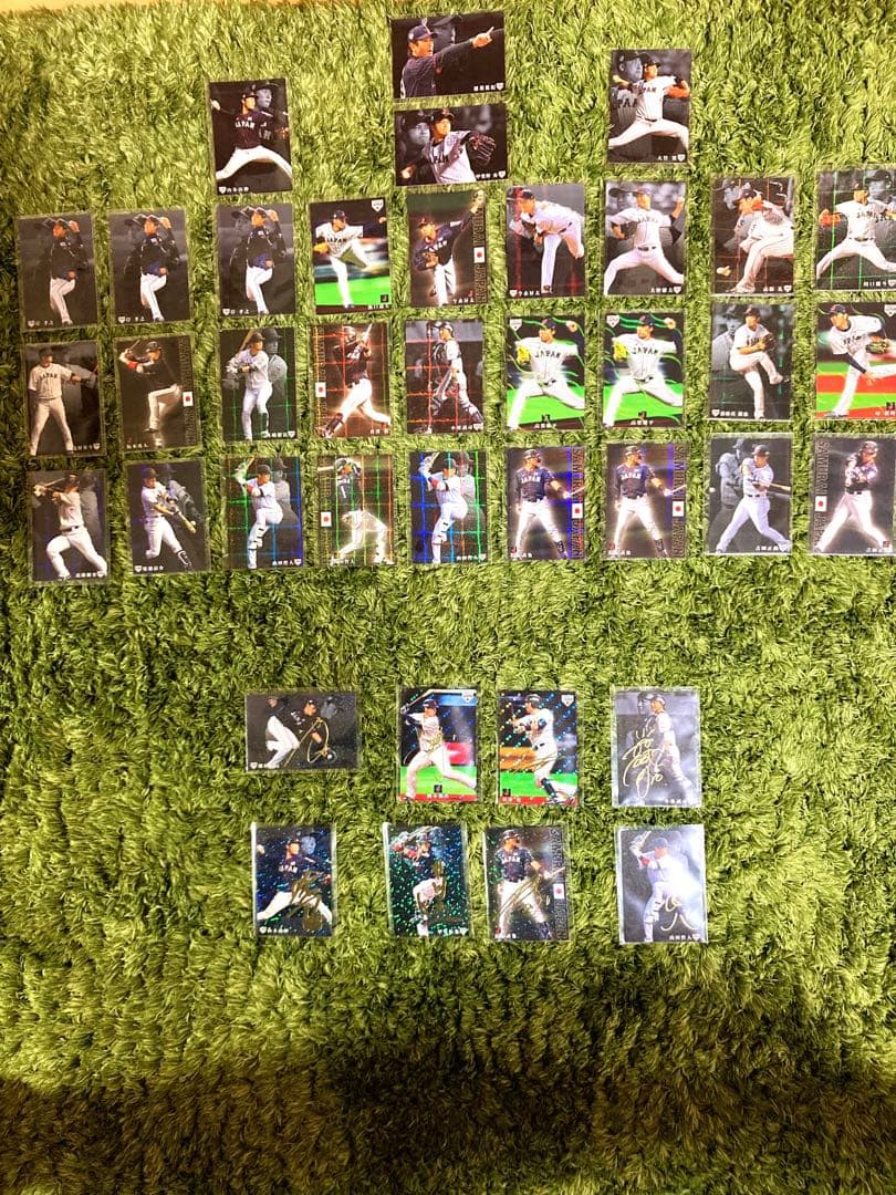 プロ野球チップスカード　サイン入りキラ　WBC  JAPAN