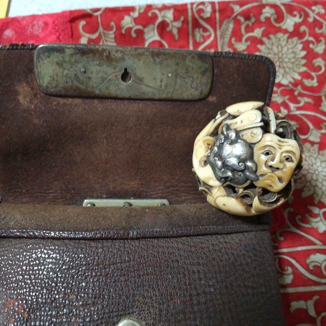 根付け 煙草入れ 江戸期