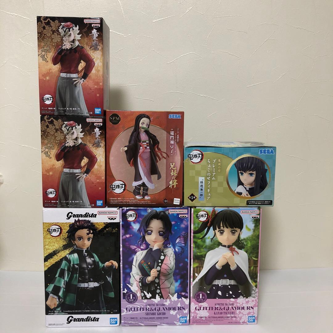 鬼滅の刃　フィギュアとプレミアムちょこのせフィギュア　全7点