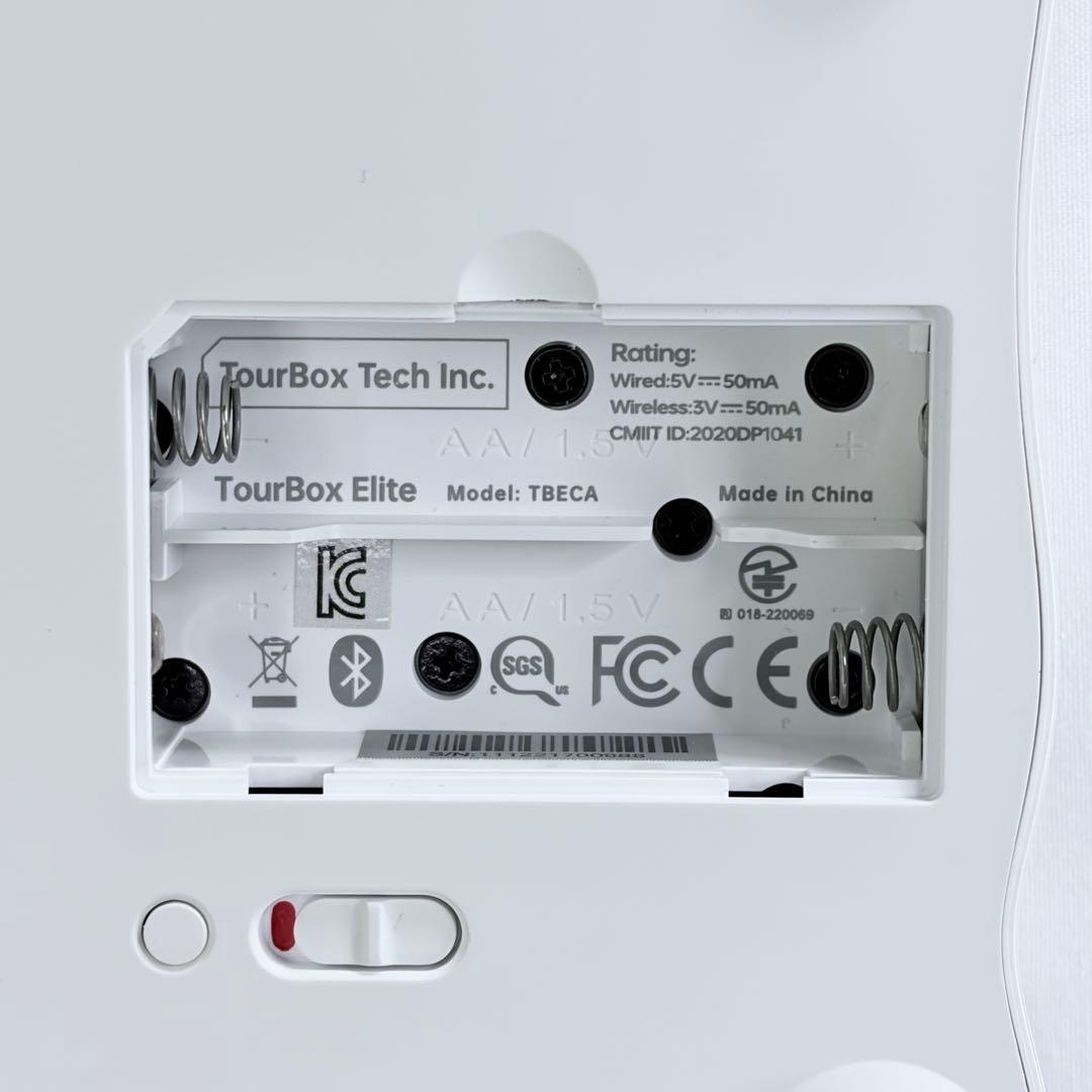 【美品】TourBox Elite 左手デバイス ホワイト コード未使用