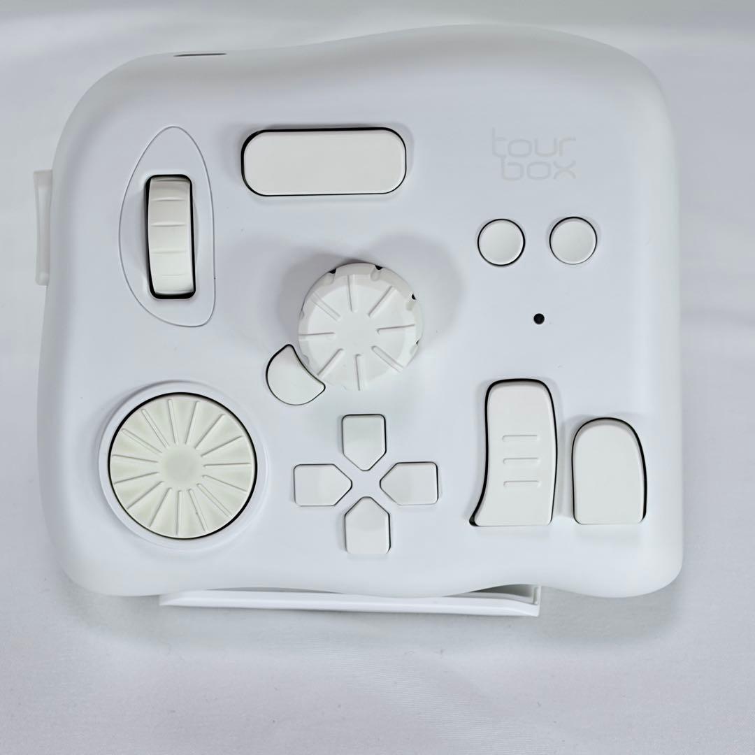 【美品】TourBox Elite 左手デバイス ホワイト コード未使用