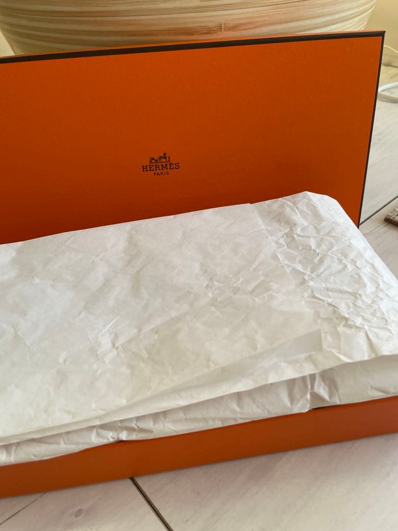 HERMES オレンジ タオル 2枚セット