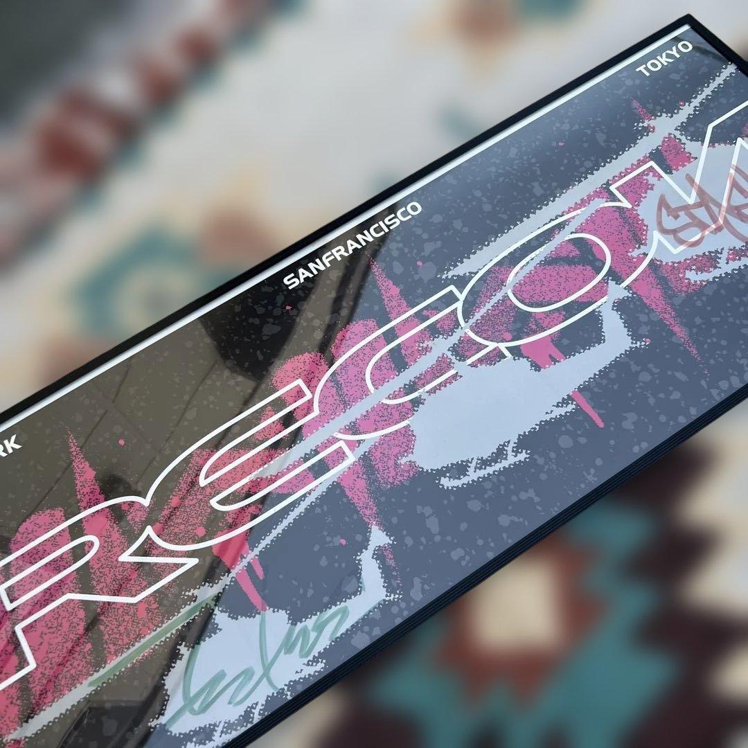 Futura STASH 直筆サインRECONグラフィックポスターposter