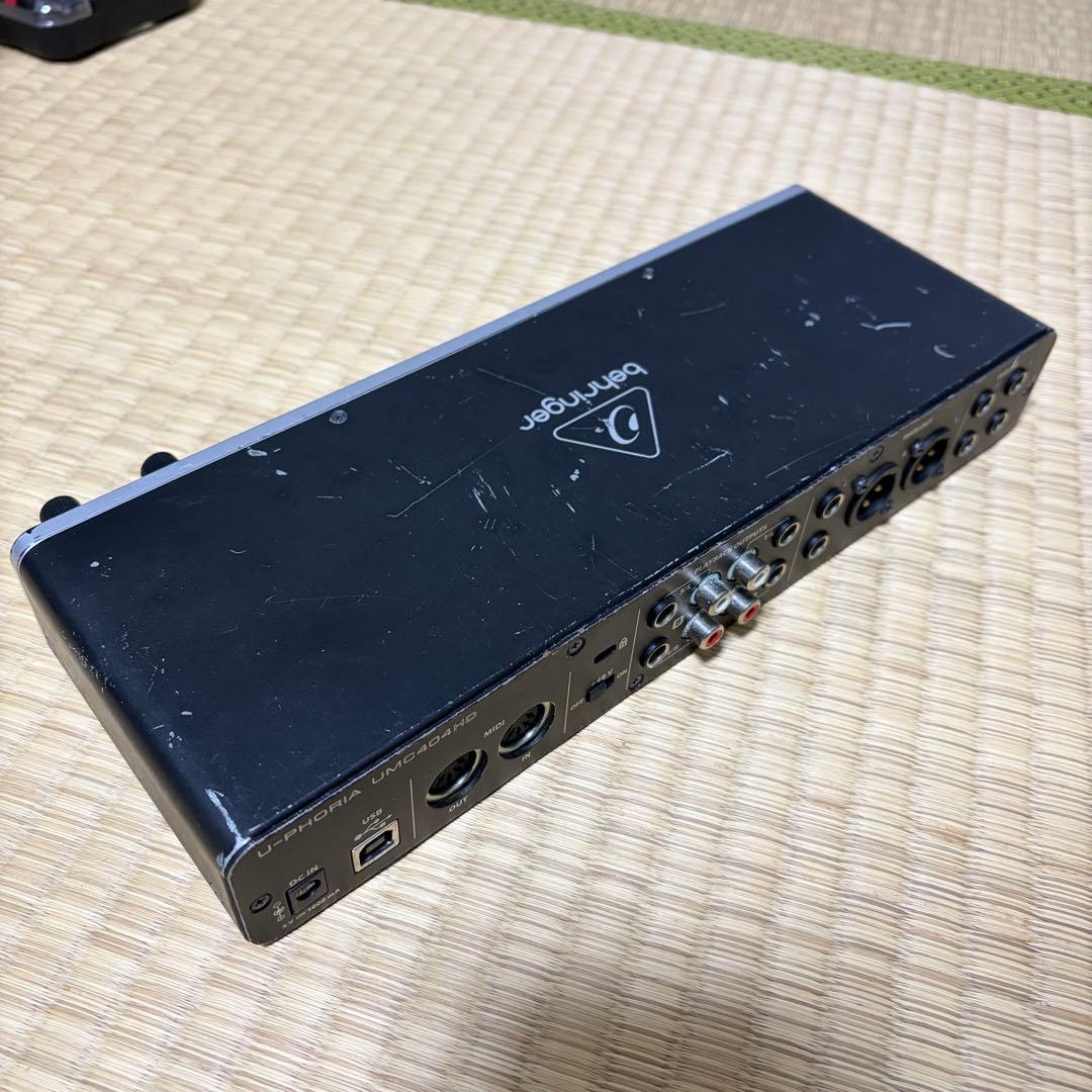 behringer UMC404HD オーディオインターフェイス USB接続