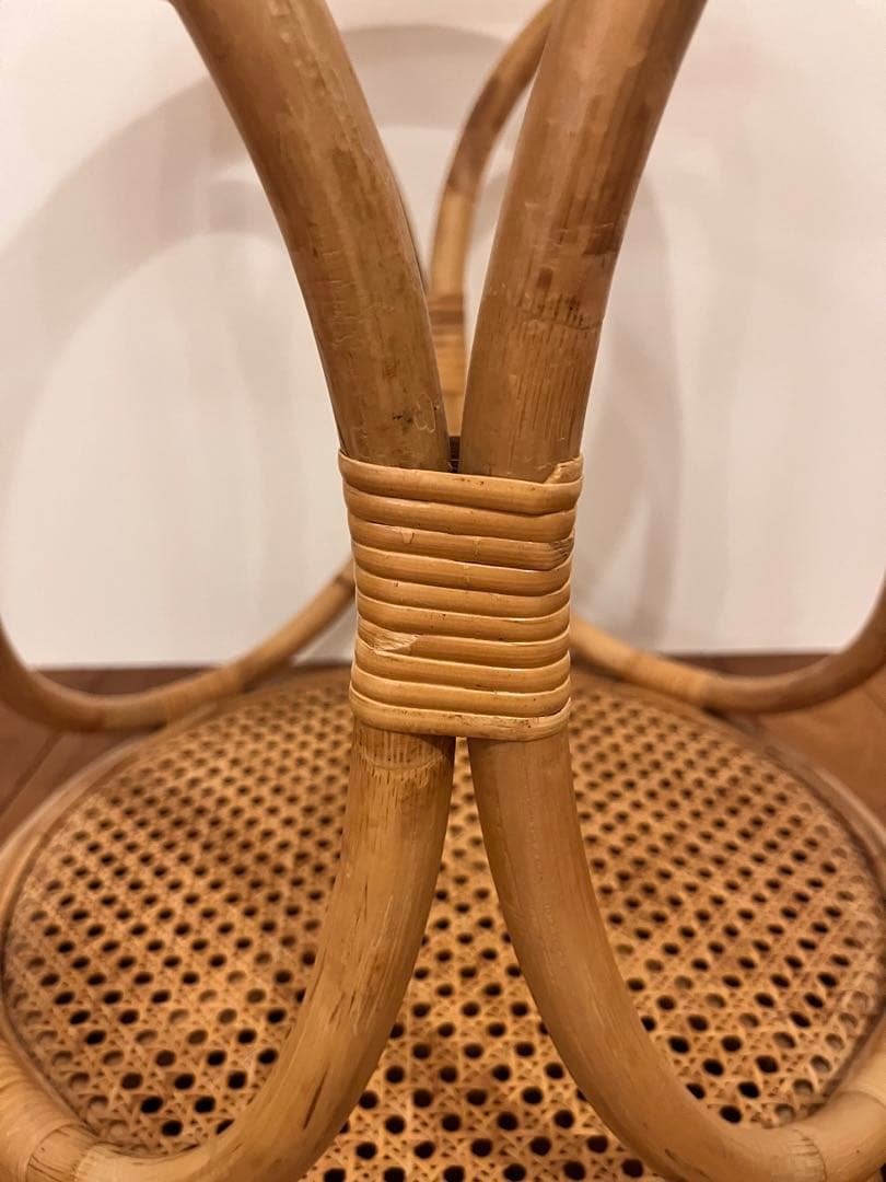 ウニコ　unico WEAVA(ウィーバ)　 サイドテーブル ラタンテーブル