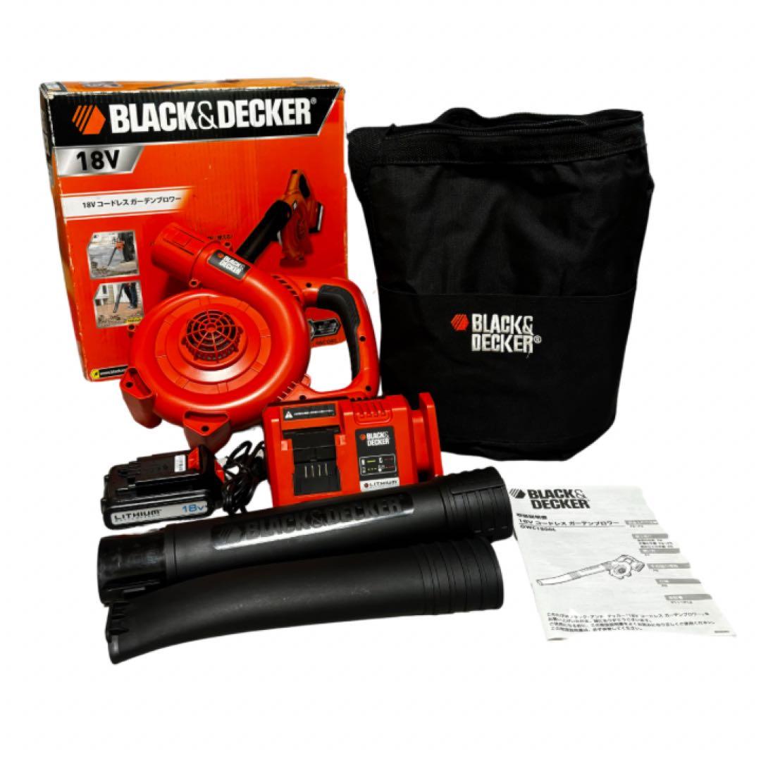 ブラックアンドデッカー コードレスガーデンブロワー GWC1800L