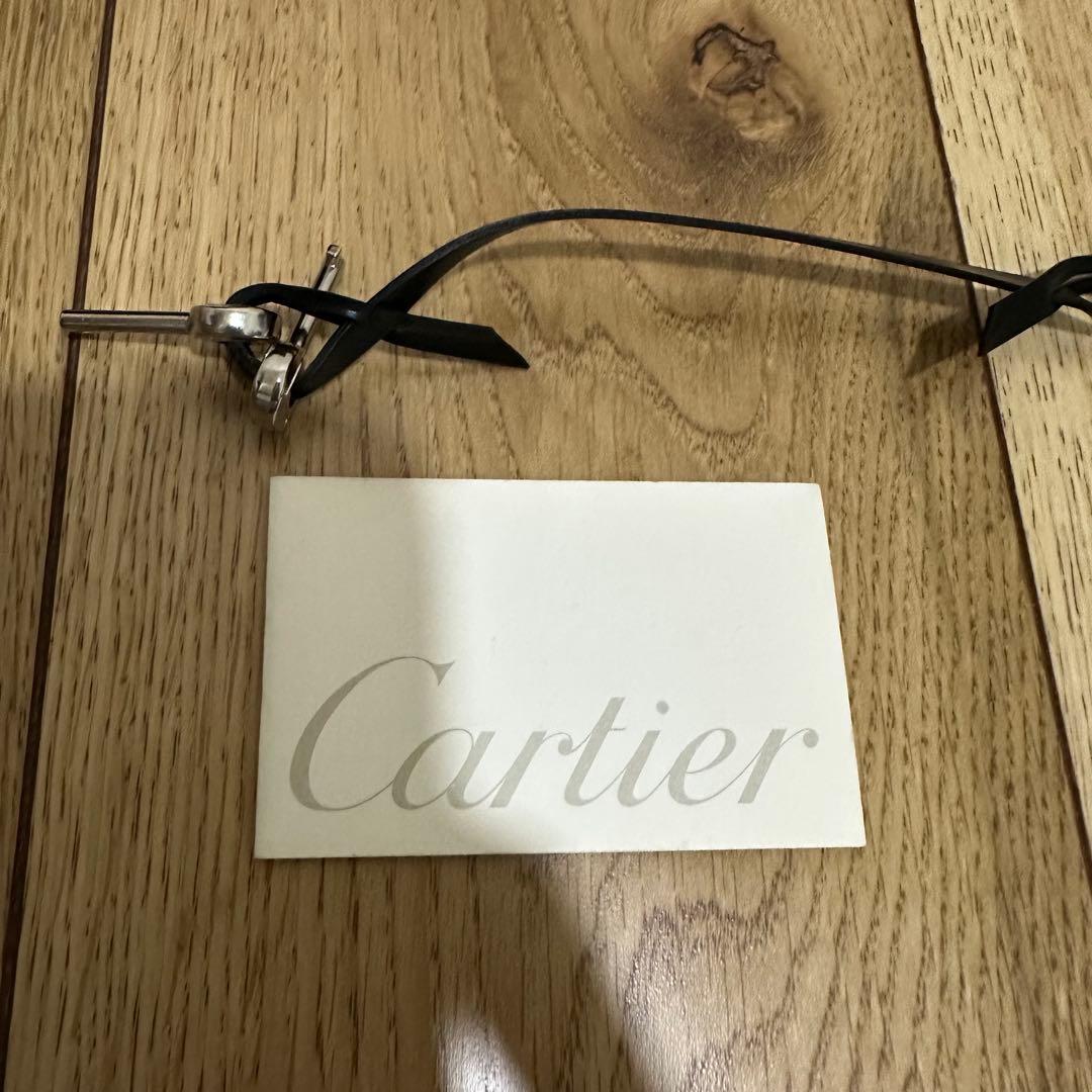 カルティエ　ビジネスバック　レザー　黒