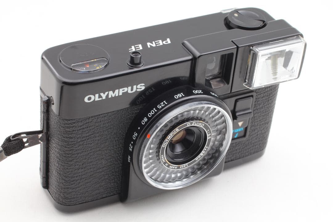 【整備済　美品】オリンパス PEN EF 35mm ハーフカメラ #1390