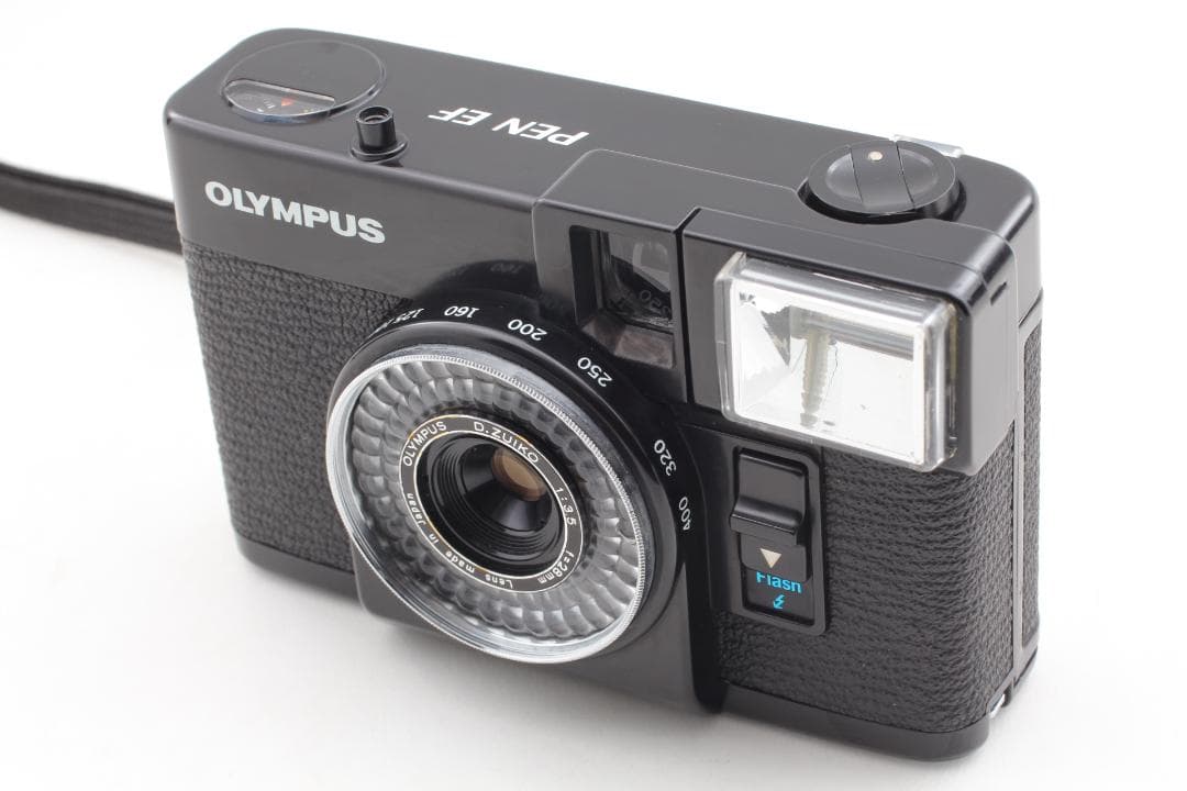 【整備済　美品】オリンパス PEN EF 35mm ハーフカメラ #1390