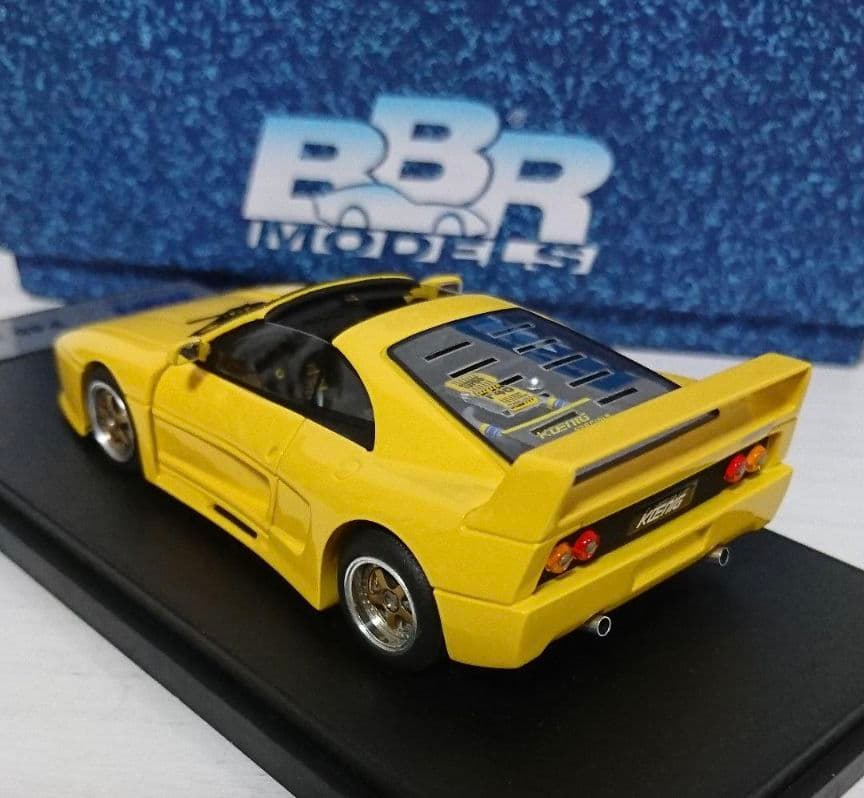 激レア BBR 1/43 フェラーリ F48 ケーニッヒ スパイダー イエロー